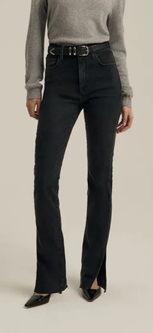 Favorite Daughter THE VALENTINA TOWER SUPER HIGH RISE jean in boulder sz 31 Black - Image 1