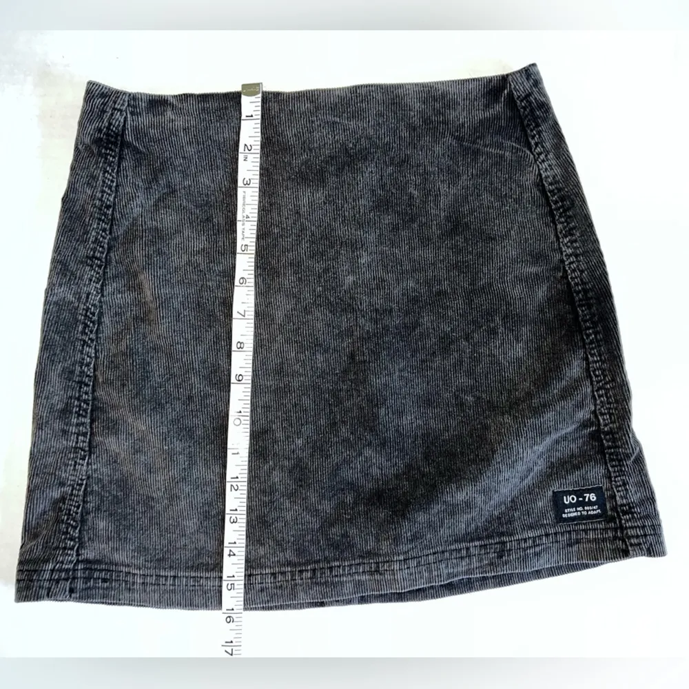BDG | Urban Outfitters Charcoal Gray Corduroy Mini Skirt Size S - Image 6