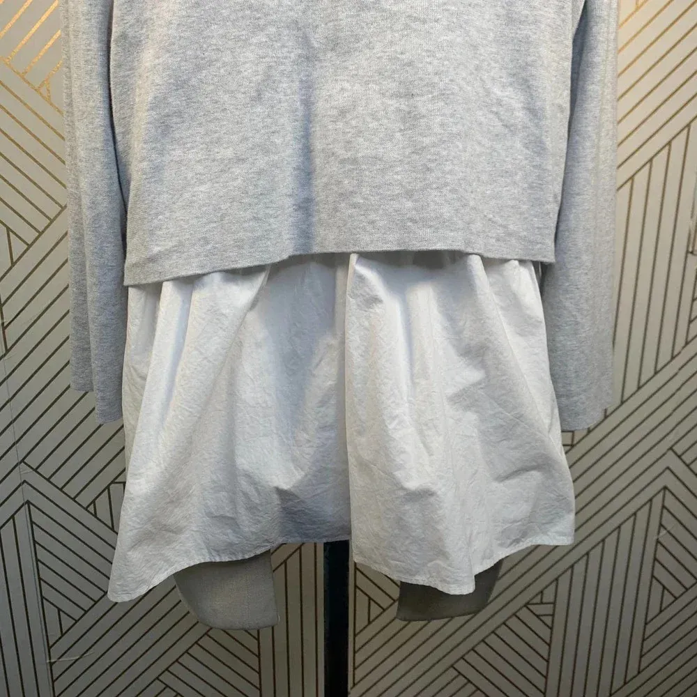COS  Gray Layered Back‎ Pullover Sweater - Image 10