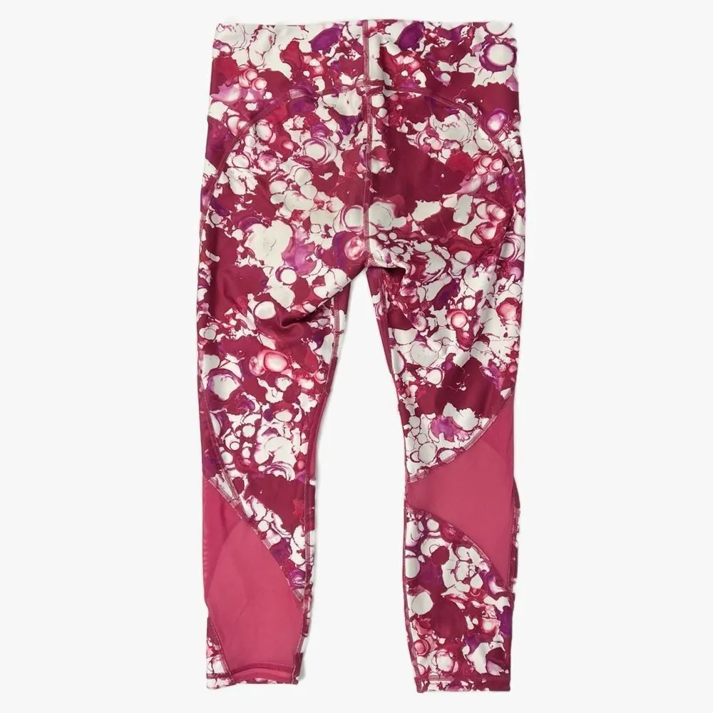 Under Armour HeatGear Pink Leggings Large - Image 2