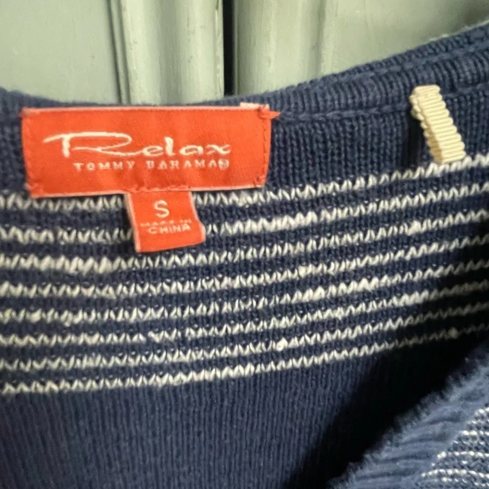 Tommy Bahama Relax Linen Blend Hooded Sweater Size Small EUC - Image 3