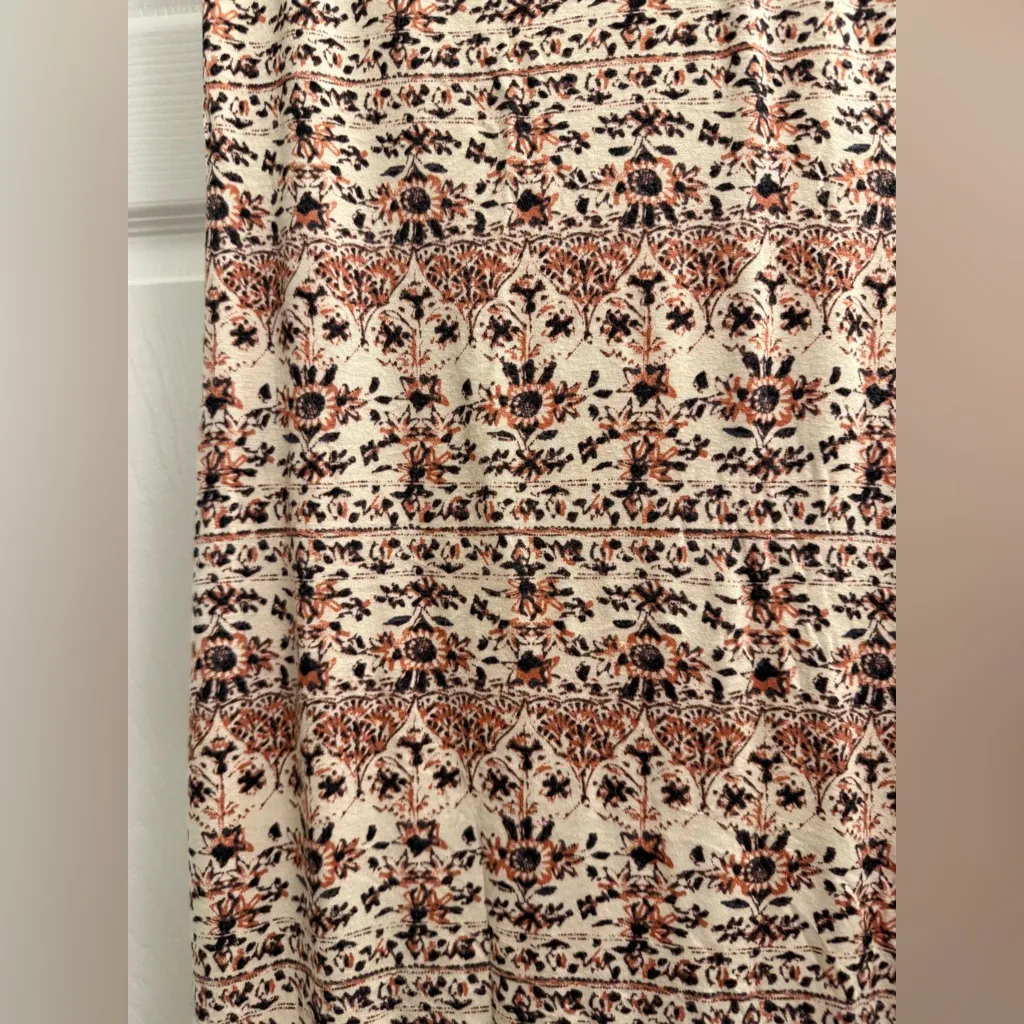 Billabong Share Joy Sleeveless Body Con Midi Dress Small Cream Brown - Image 4