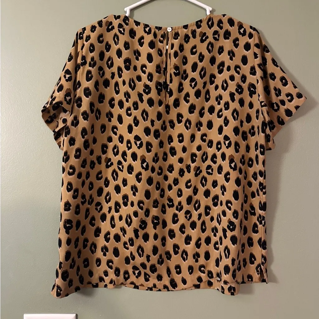 A New Day Animal Print Blouse - Image 3