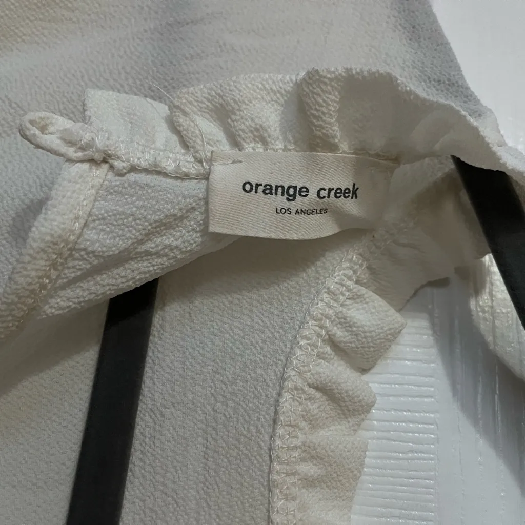 Orange Creek Elegant White Blouse - Image 3