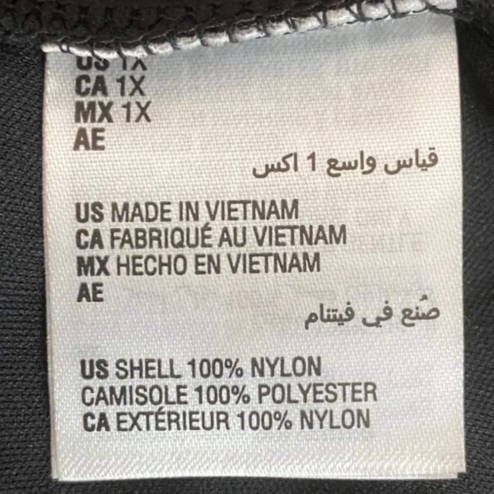 INC International Concepts NEW Red Black Sheer Filigree Wrap Blouse Top Size 1X - Image 8