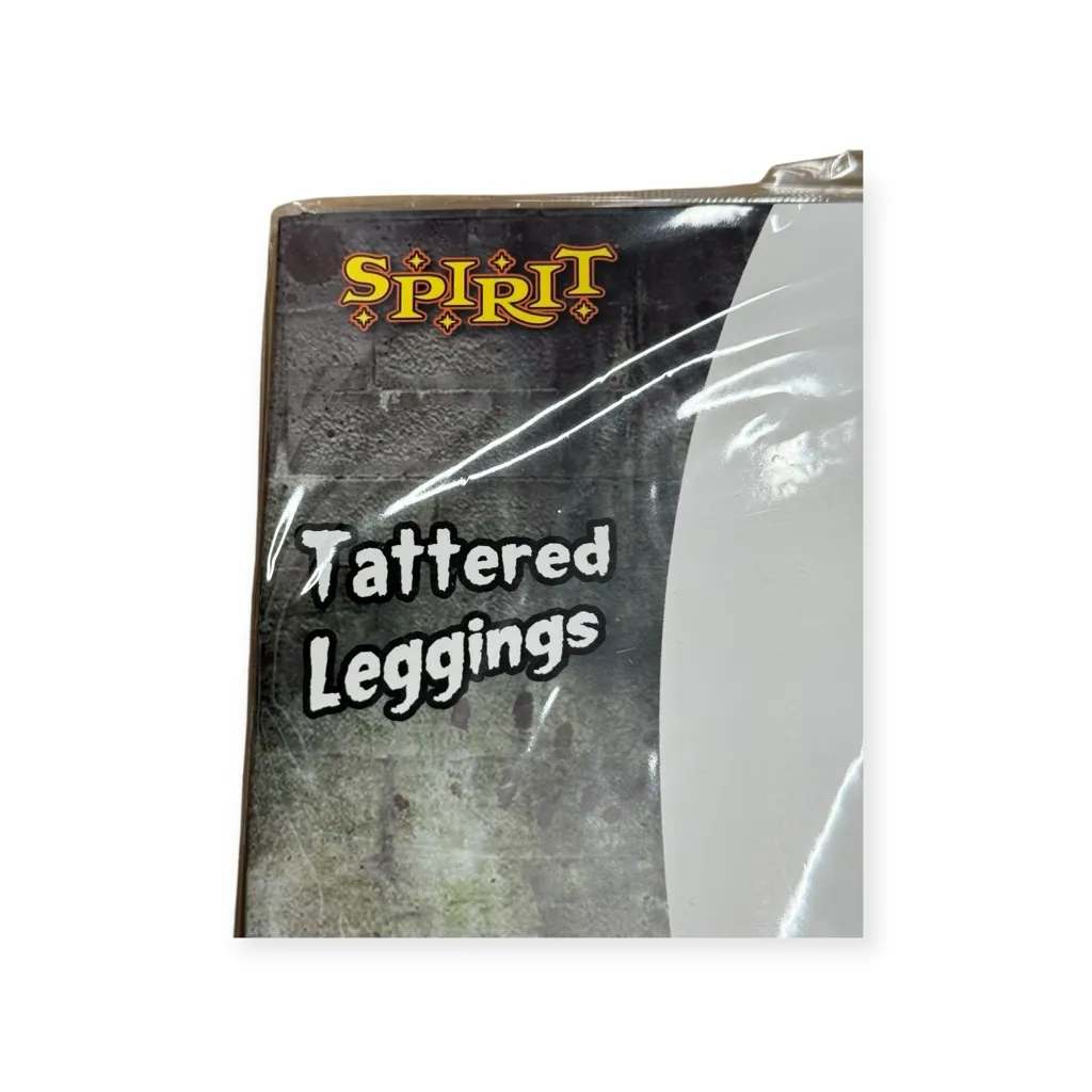 new Spirit Halloween 𖤍 Tattered Spandex Leggings 𖤍 Black 𖤍 One Size Fits Most - Image 4
