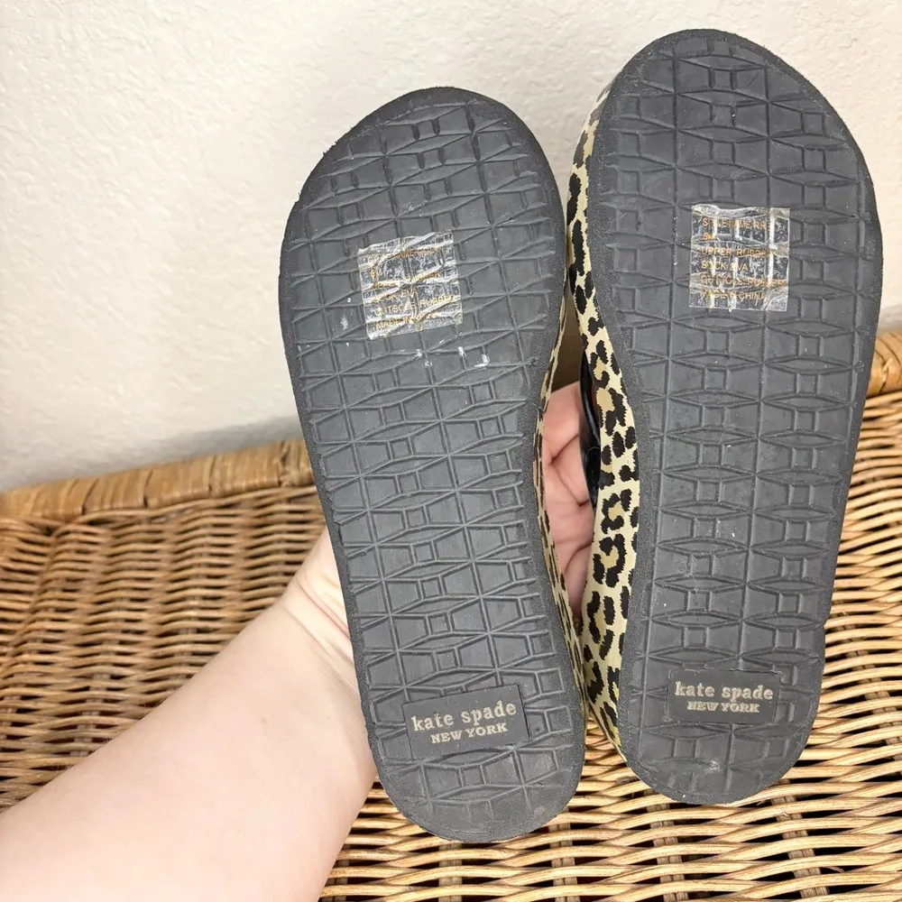 Kate Spade New York Rhett Platform Leopard Print Flip Flop Sandal Size 5 - Image 10
