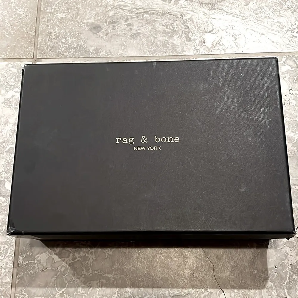 Rag & Bone Santiago Ankle Strap Platform Wedge Sandals Denim, Size 8.5/38.5 NWT - Image 13