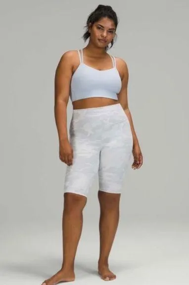 NWT Lululemon Wunder Under 10” Shorts HR Ribbed Luxtreme Size 10 Camo Print - Image 10