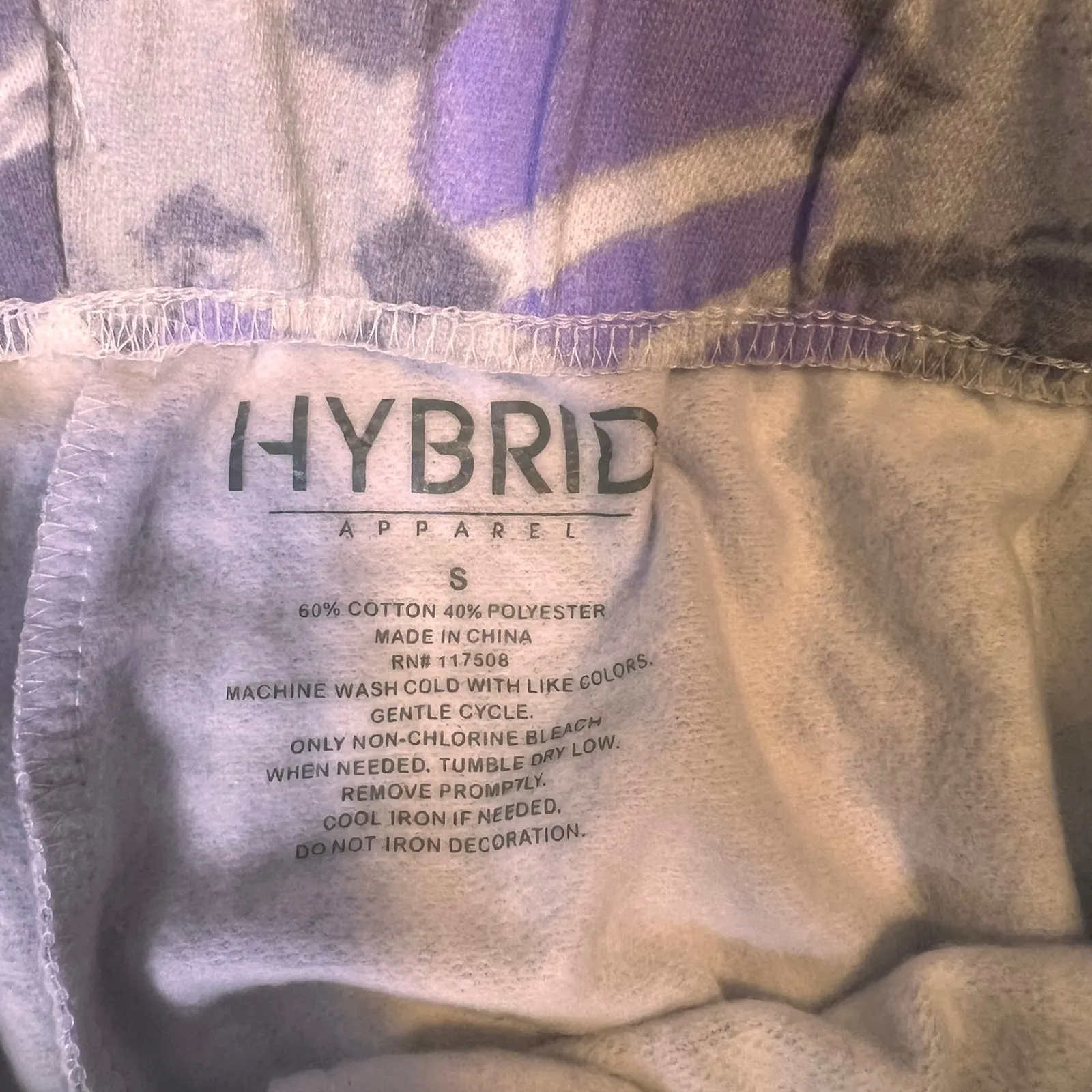 Hybrid Apparel Lakers Tie Dye Joggers Lounge Pants Comfy Casual‎ Women's S - Image 3