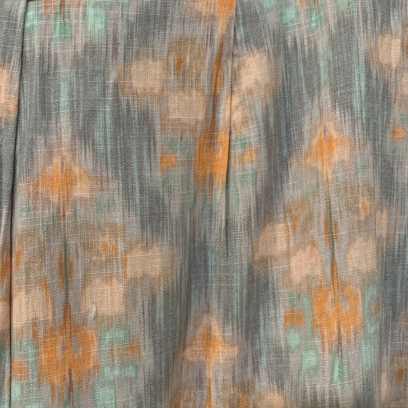 Zara New Flowy High Waist Wide Leg Printed Pants with Self Belt Size L 8372/115 - Image 9