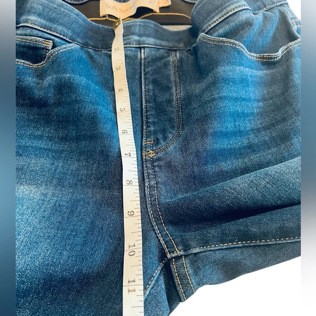 Soft Surroundings Ultimate Denim Pull-On‎ Crop Blue Jegging Pants - Image 5