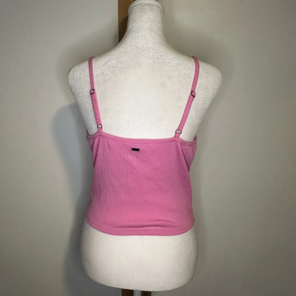 pink cropped sleeveless tank top size M - Image 5
