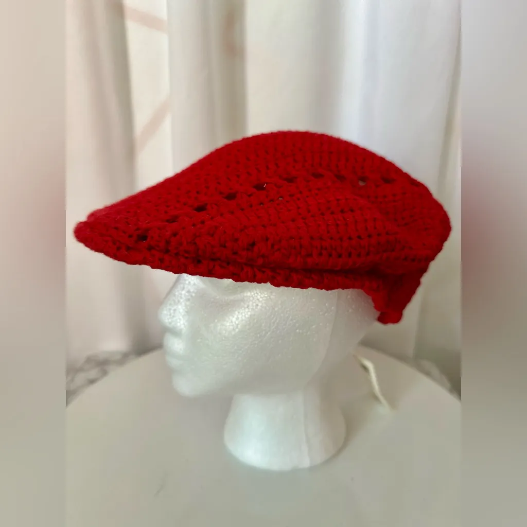 David and Young Bold Red Knit Hat (906) - Image 4