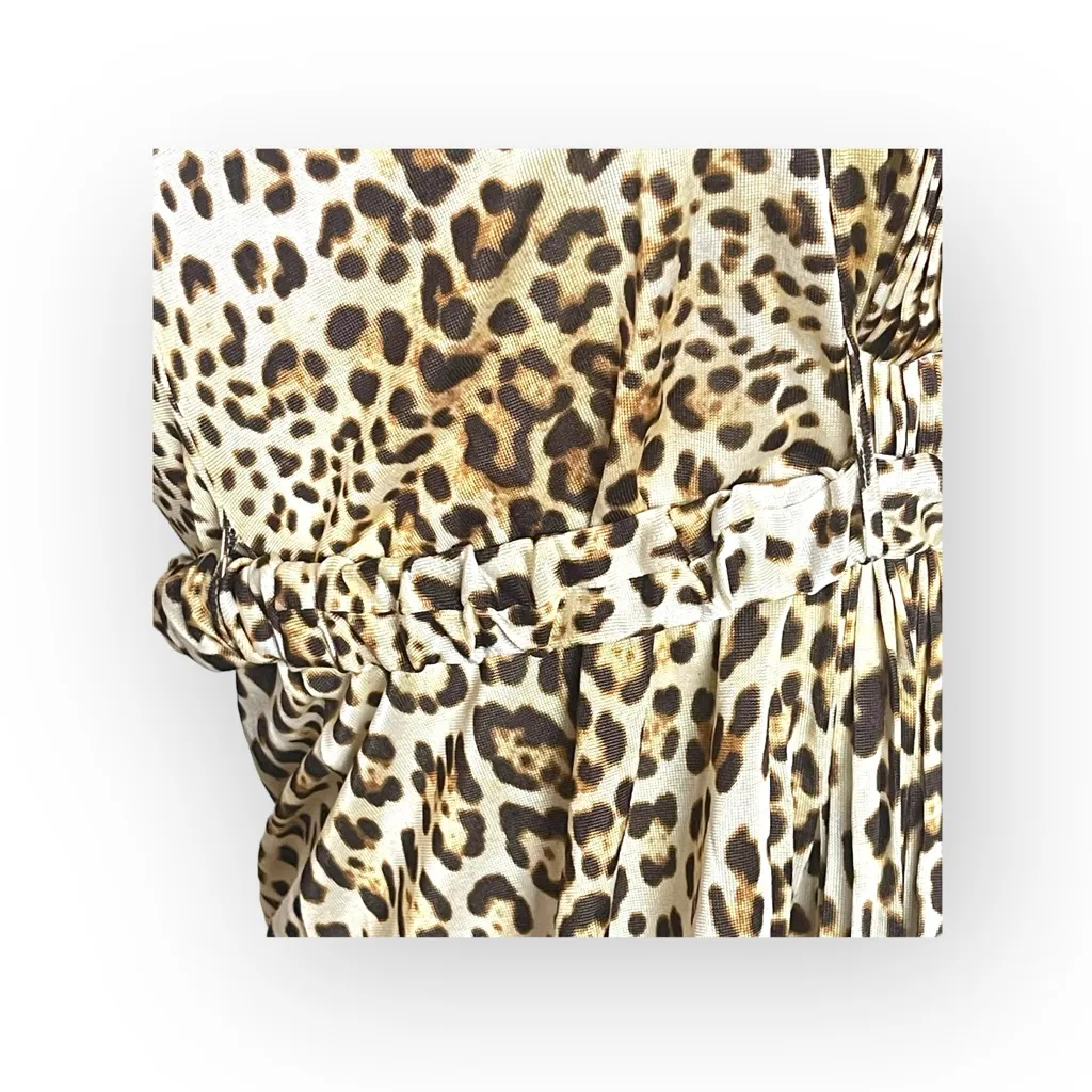Class Roberto Cavalli đ’€Luxe Crystal Enameled Metal Belt Top đ’€Leopard Print đ’€4 - Image 9