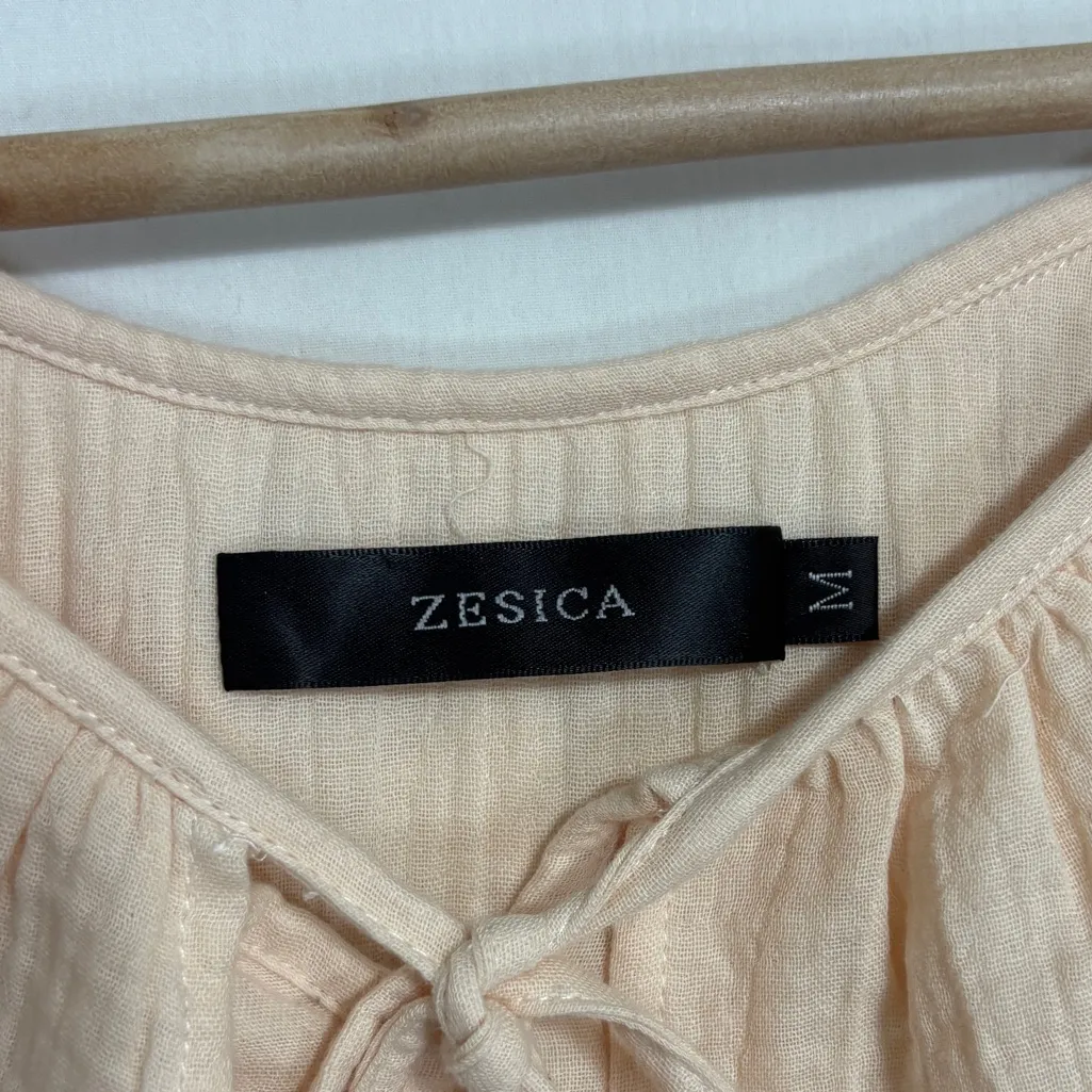 Zesica Babydoll Tunic Blouse Womens M Hi - Image 4