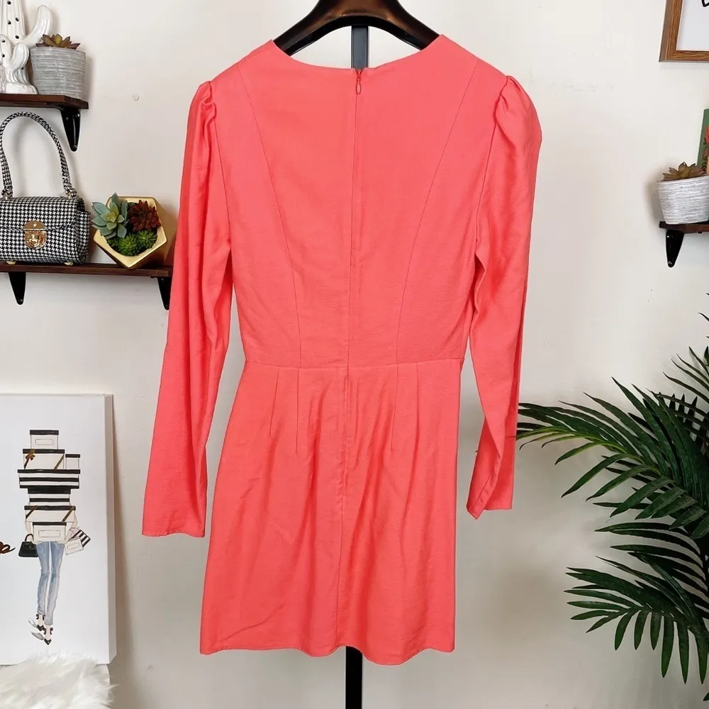 Finders Keepers Lulu Mini Dress Brick - Image 3