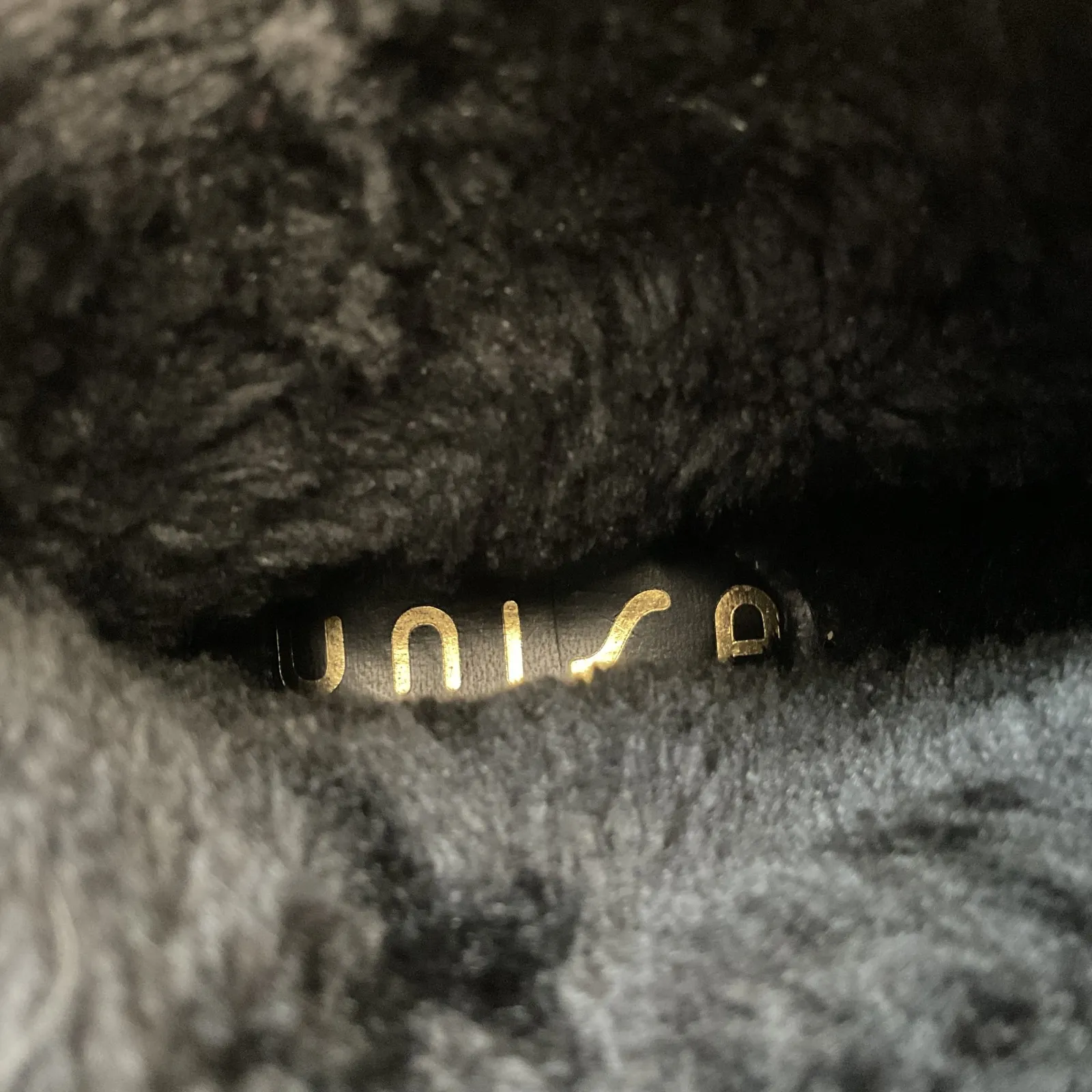 UNISA Black Faux Suede Fur Ankle Boots Pearls Embellished Women's Size 9.5M - Image 10