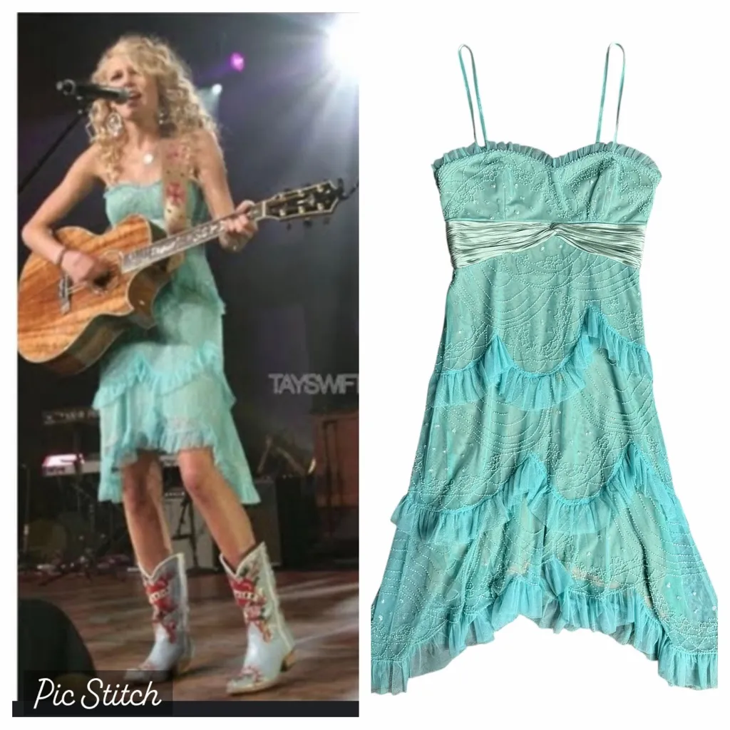 BCBG Max Azria Taylor Swift Debut Dress 2007 Size XS - Image 3
