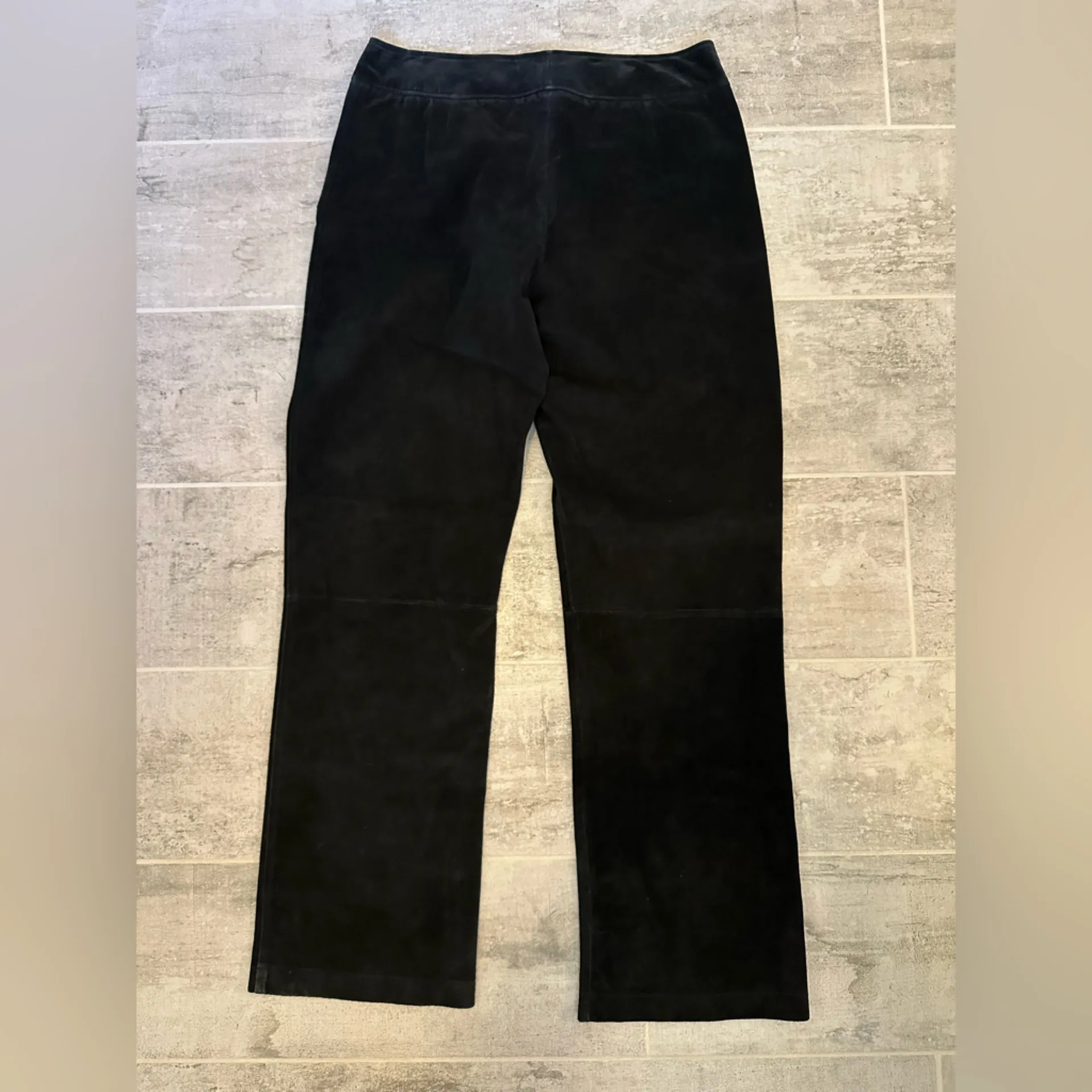 Pendleton Vintage Black Leather Suede Pants - Image 7