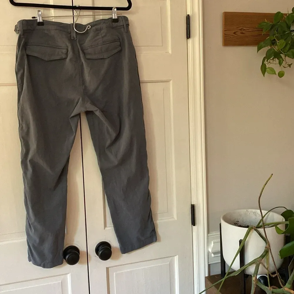 Pistola Pamela High Rise Carpenter Pants Gray Steel Blue Size‎ 32 Utility - Image 10