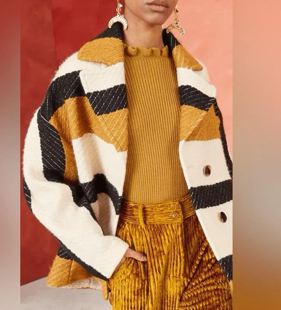 Ulla Johnson Emery Jacket in Honey Size Medium - Image 15