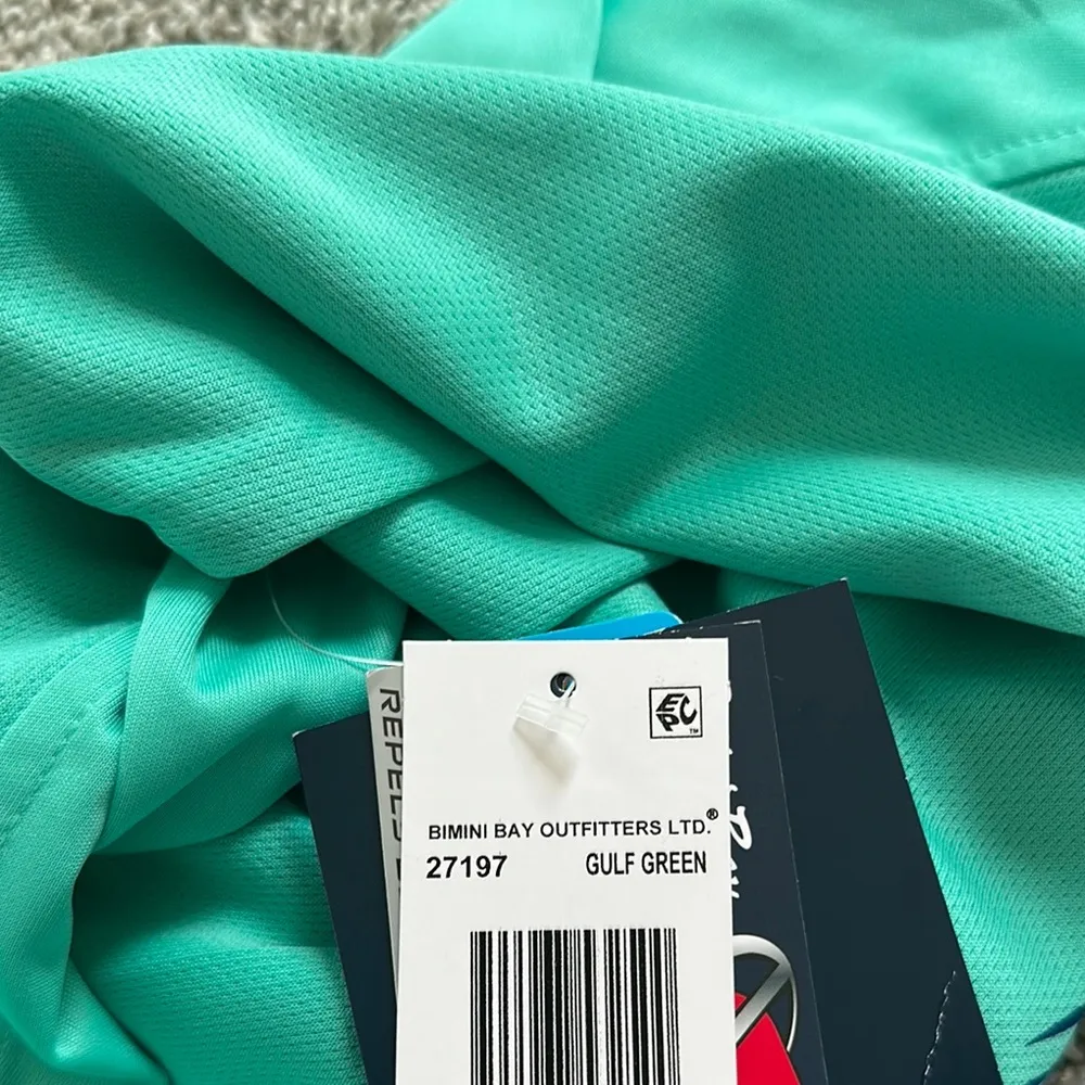 Bimini Bay Outfitters Gulf Green Long Sleeve Shirt (WITH IMPERFECTION) Size M - Image 10