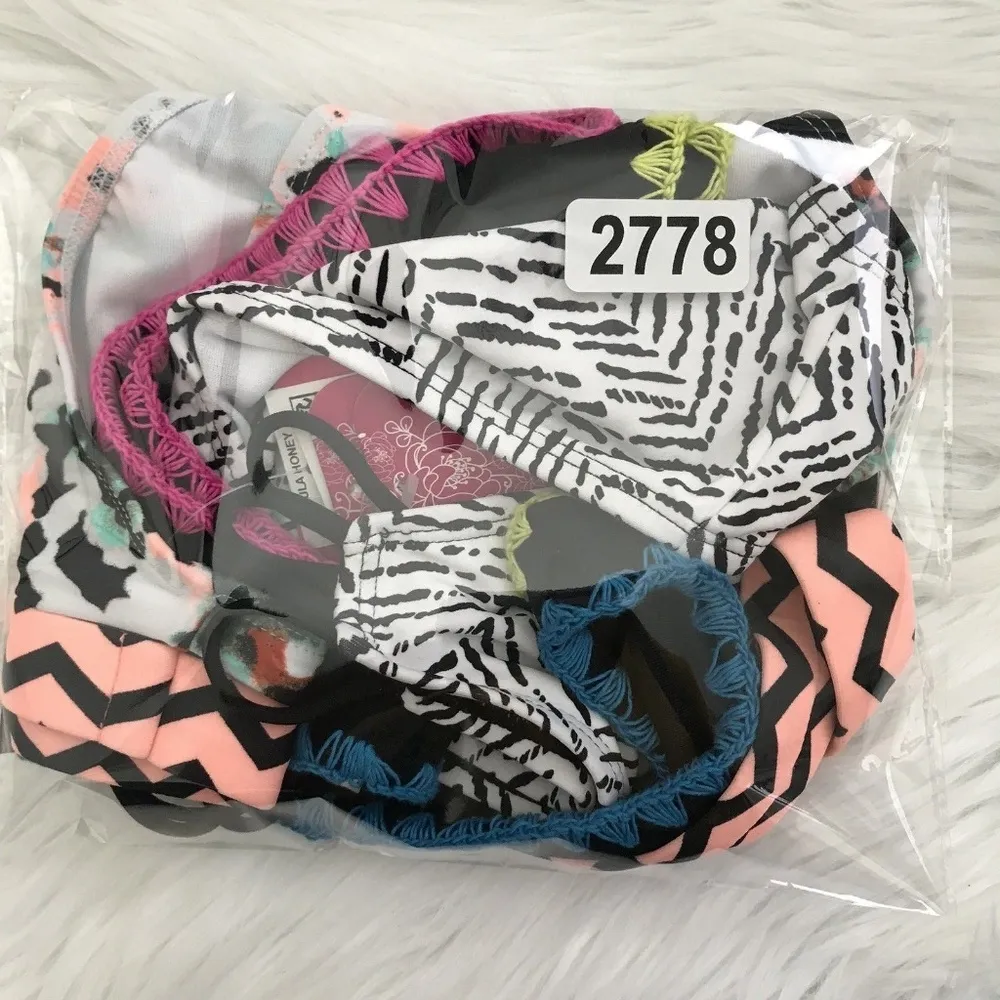 Hula Honey Bikini Bottom 3 Wholesale  Small (Set M) - Image 3