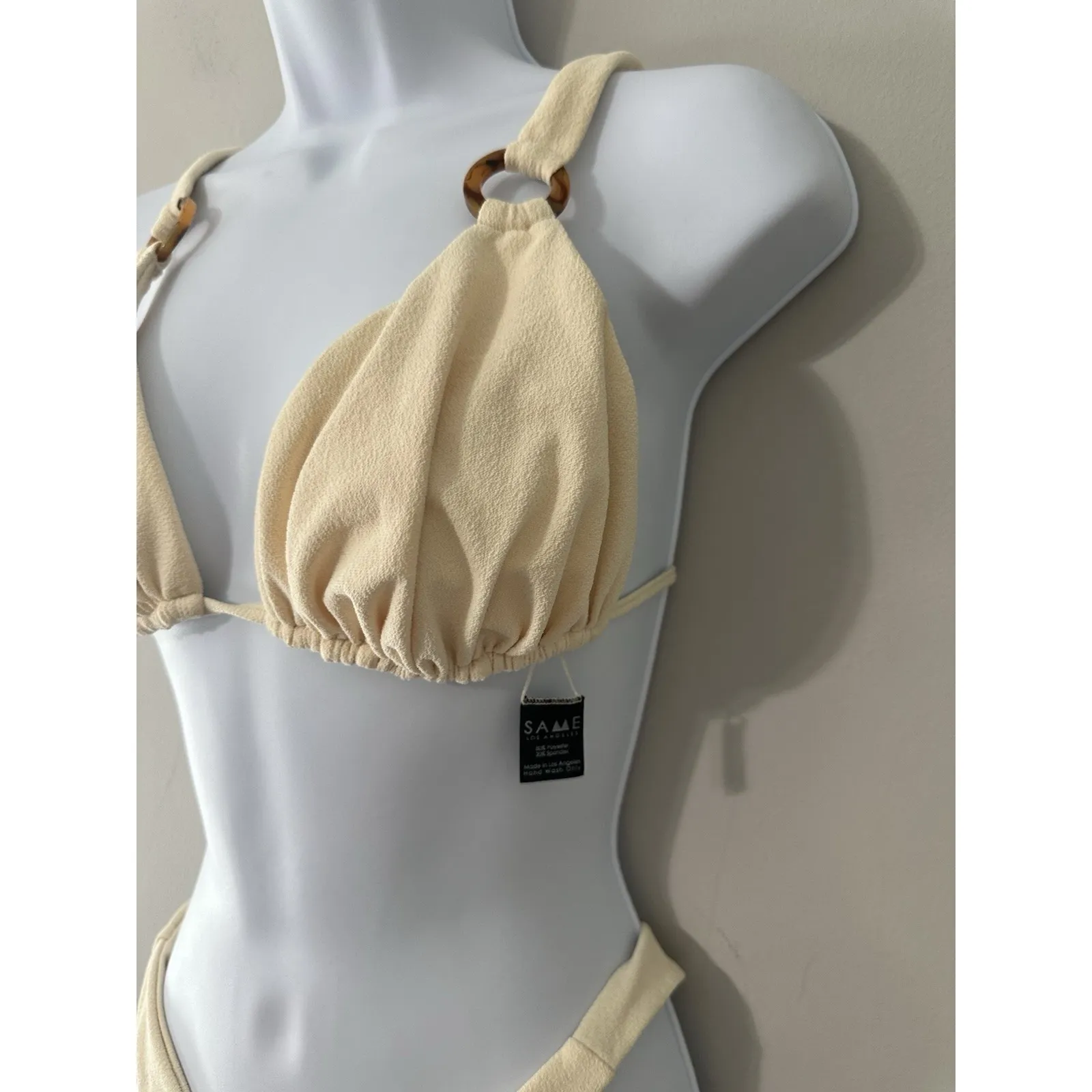 SAME Los Angeles Tortoise Chain Triangle Bikini Set - Image 2