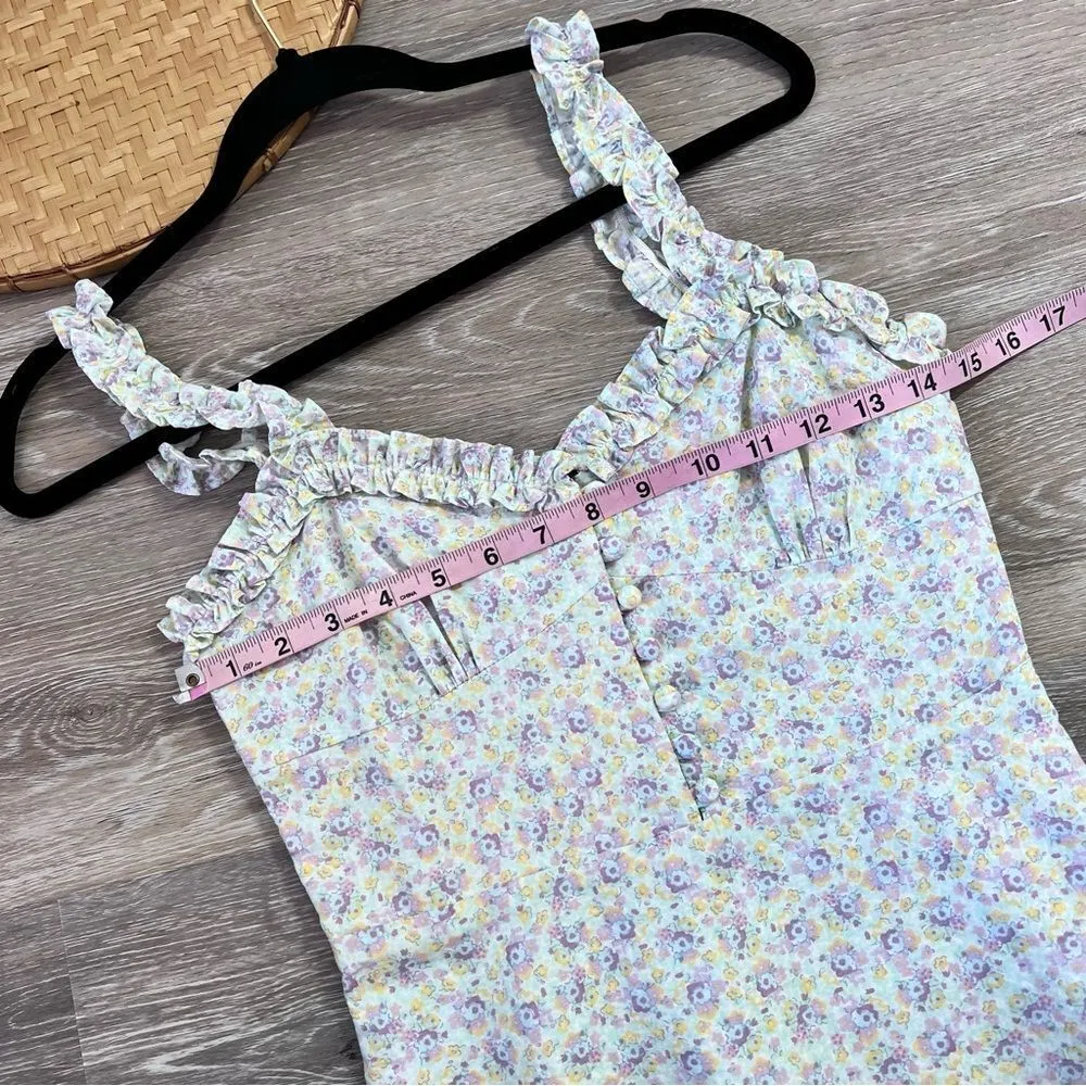 NEW zara ditzy floral smocked mini‎ dress - Image 4