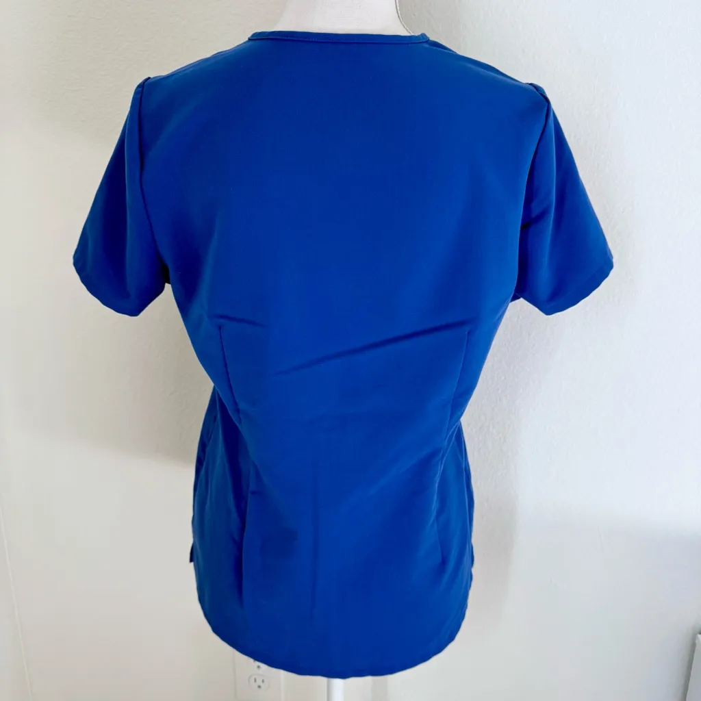 Figs Casma Denim Scrub Top - Image 2