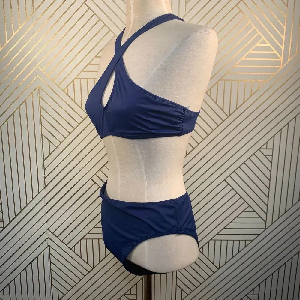 Solid & Striped‎ The Marissa Two-Piece Bikini Blue - Image 6