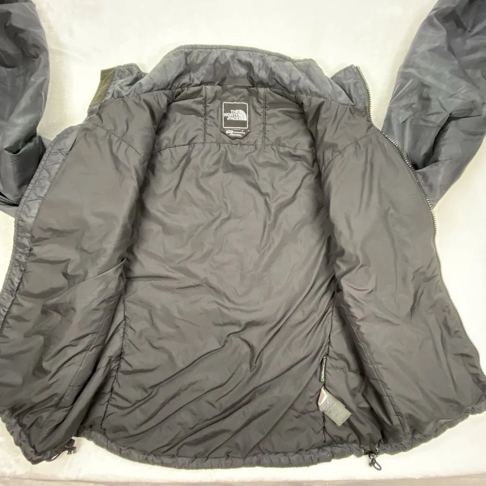 The North Face Jacket Womens Medium Navy/Gray Coat Ski Puffer Full Zip Primaloft - Image 5
