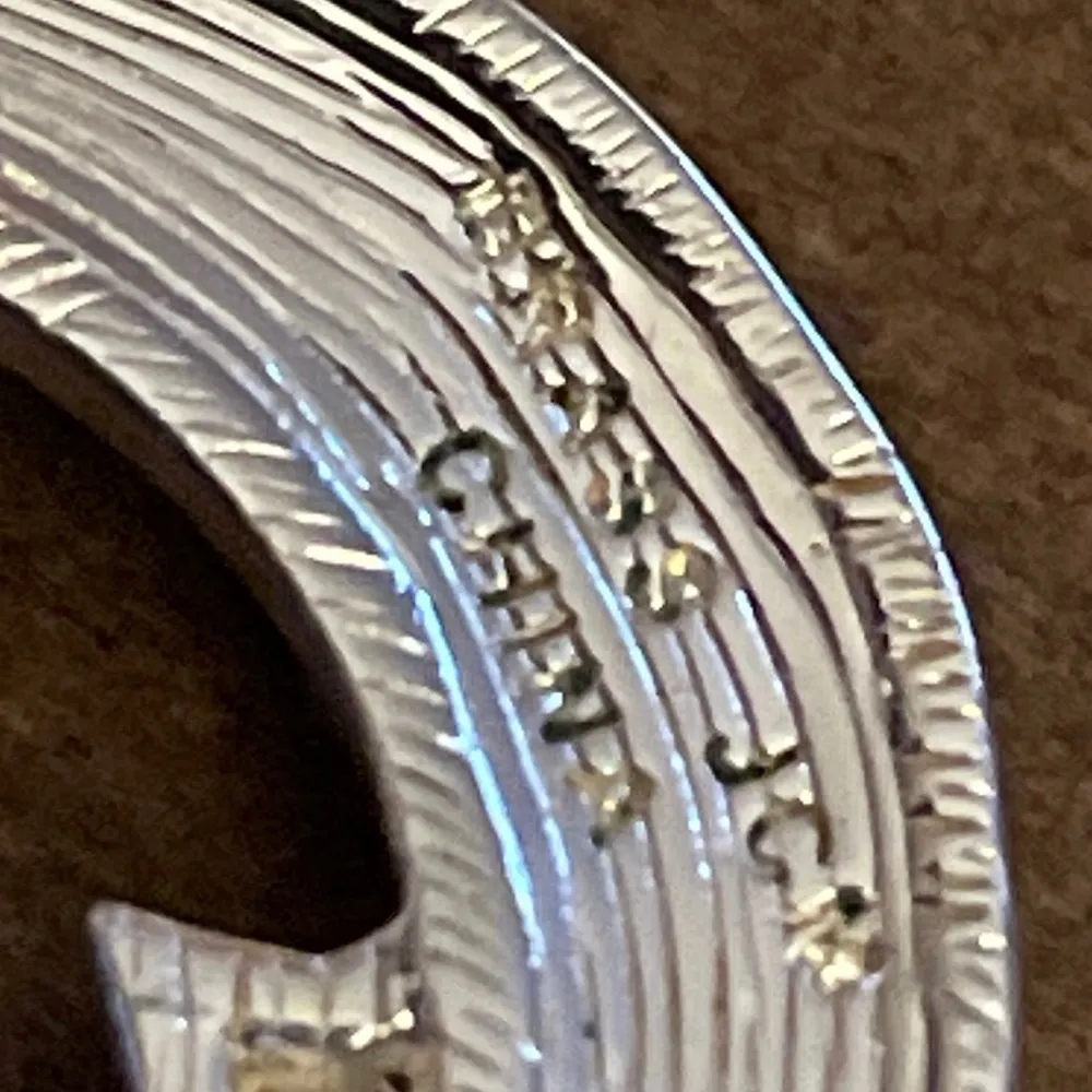 Jacmel Jewelry blue rhinestones crescent moon with stars pendant necklace - Image 5