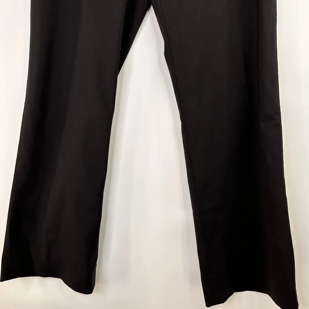 Lafayette 148 Women's Black Virgin Wool Menswear Pants Size 6 - Image 3
