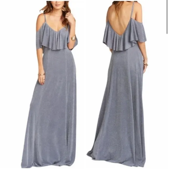 NWT Show Me Your Mumu Womens Renee Ruffle Maxi Dress Small Dancing Queen - Image 2