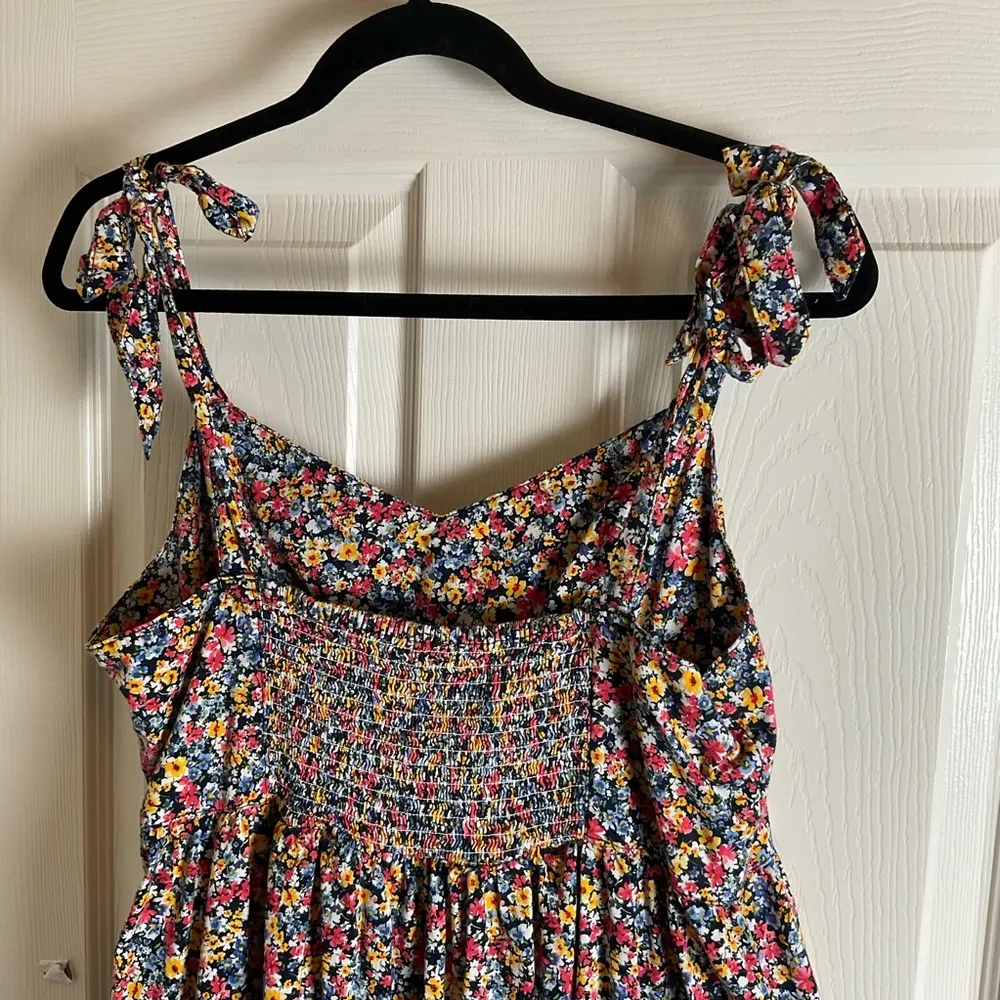 Old Navy Womens Tie Shoulder Floral Cami Mini Dress Size large petite - Image 8
