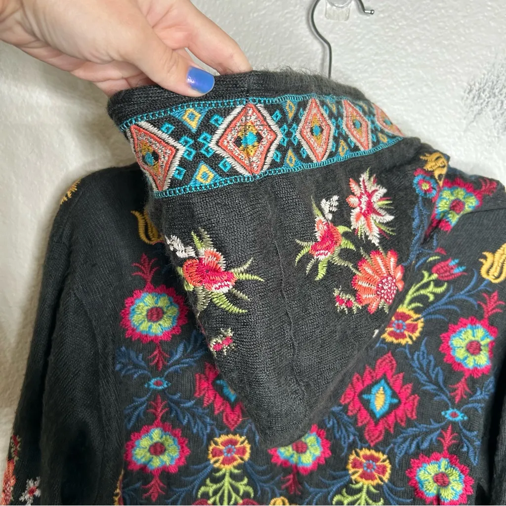 Johnny Was Biya Breilinha Hooded Duster extra large - Image 12