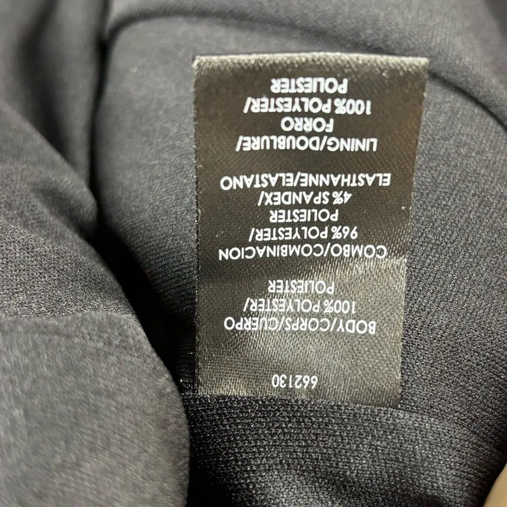 Carmen Marc Valvo‎ Infusion 6 Red Black Sequin Lace Bell Sleeve Dress NWT - Image 12