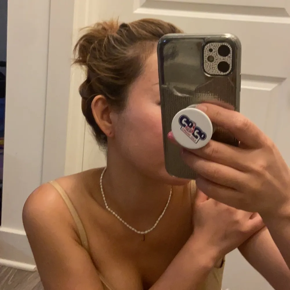 Fresh water pearl necklace with letter White - Image 7