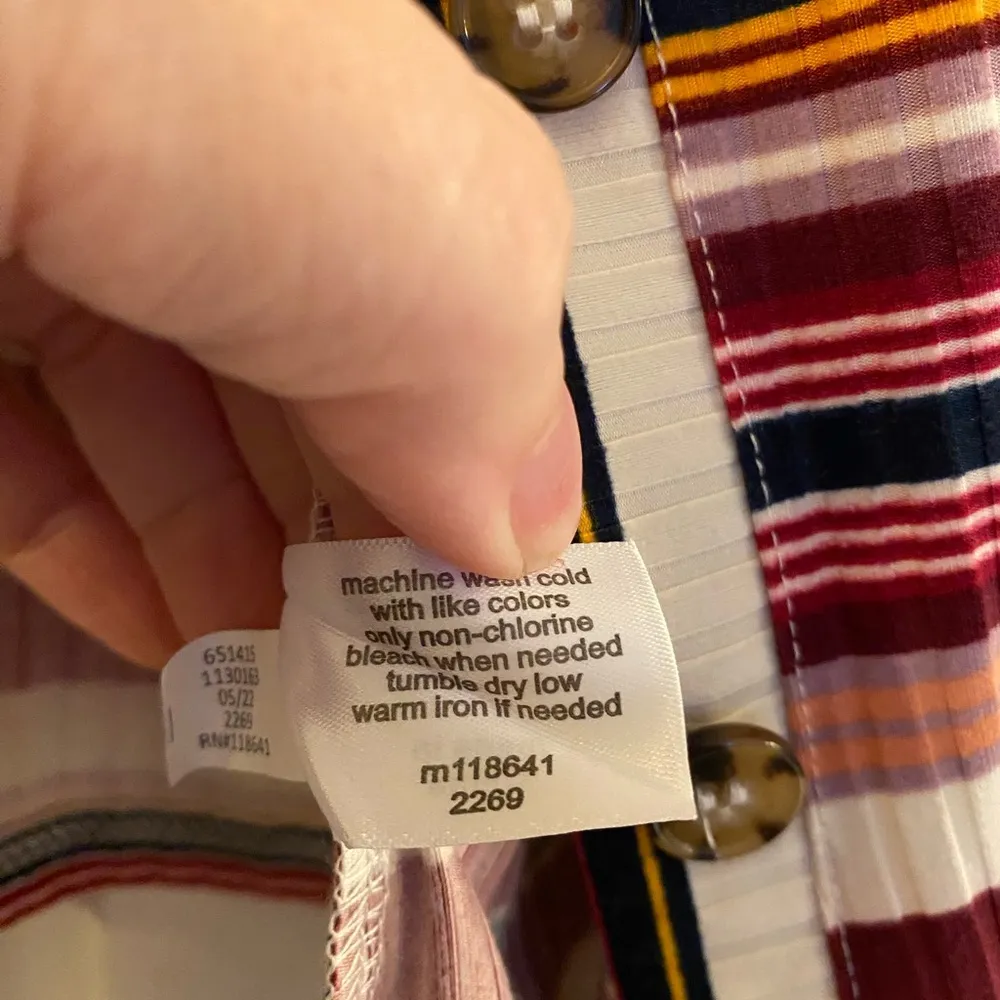 Lane Bryant Classic Long Sleeve Cardigan & Sleeveless V-Neck Collar Polo Top Set - Image 10