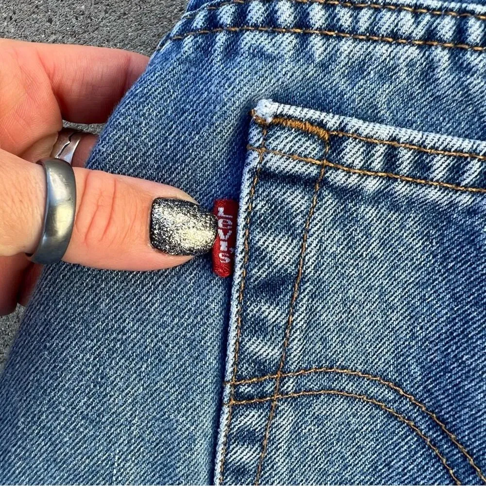 Vintage Levi’s 512 slim fit tapered leg jeans Ladies 16 Mis M - Image 4