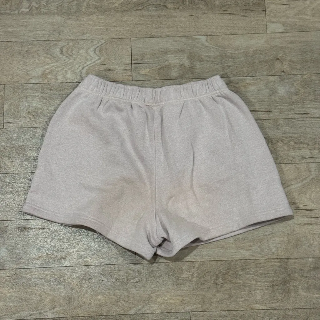 Cotton On Fleece Lounge Shorts Beige Size Medium - Image 5