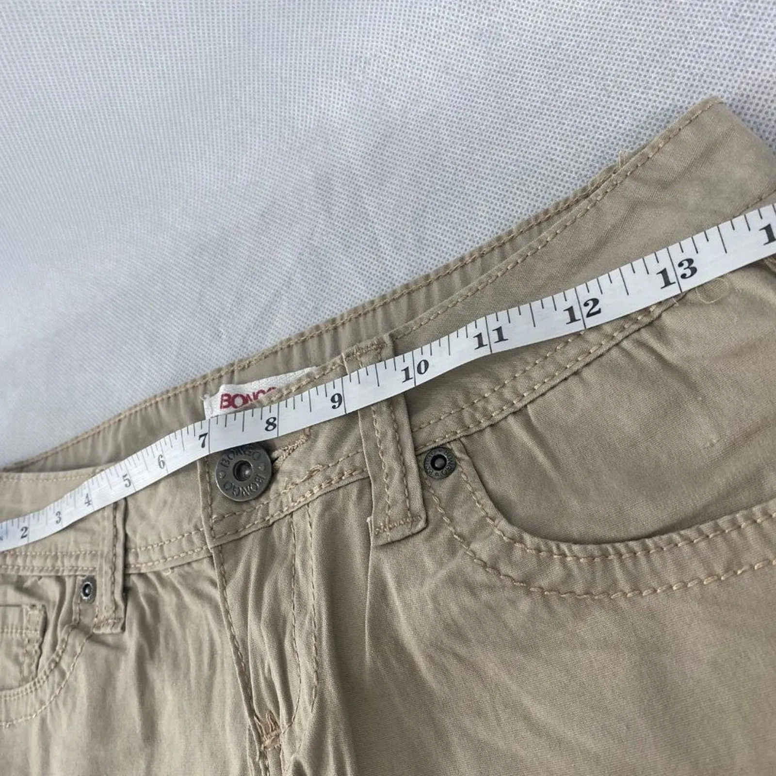 Bongo size 3 shorts‎ tan 5 pocket  Y2K - Image 7