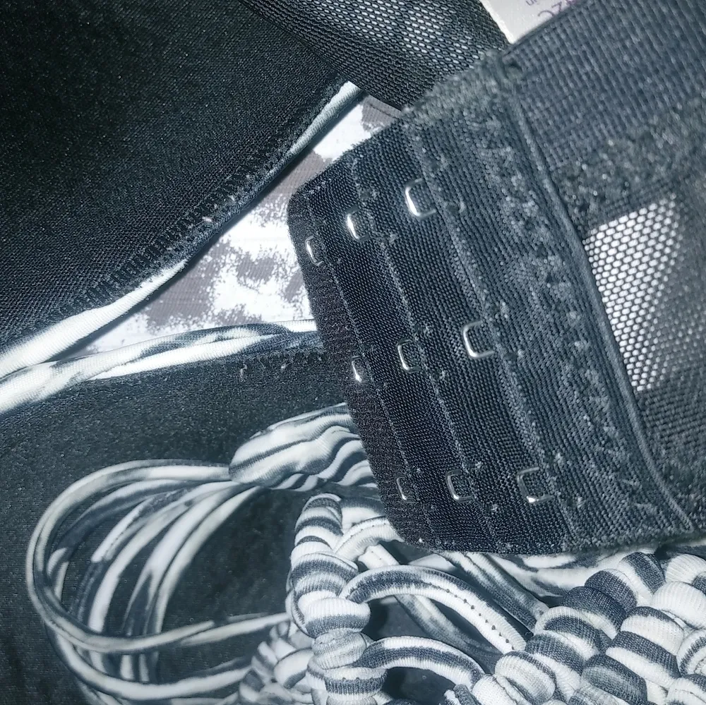 Cacique Swim 42C Underwire Macreme Racerback Swim Dance Bra Top - Image 7