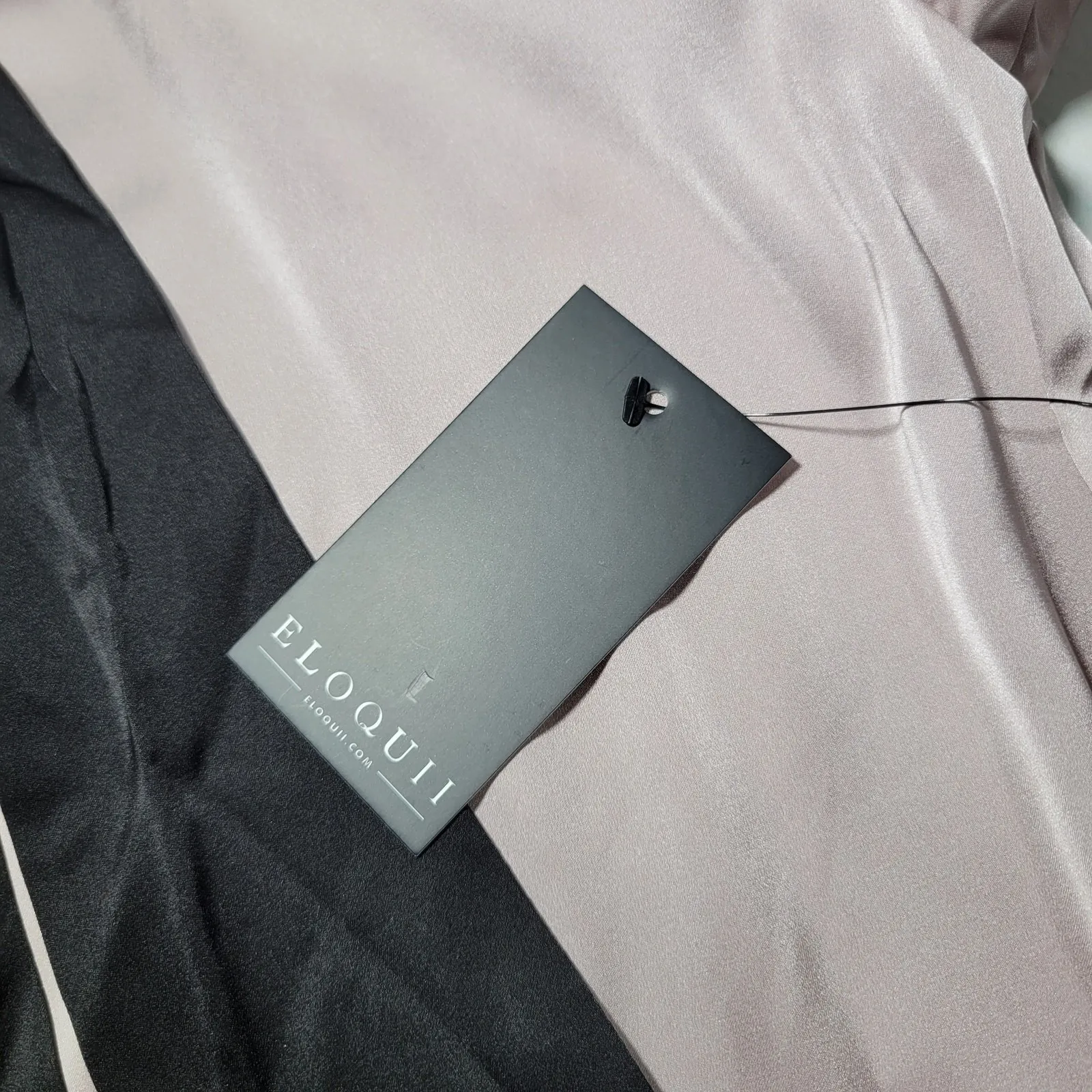 Eloquii Blouse Tie‎ Neck Long Sleeve Color Block Plus Size Top 22 NEW - Image 7