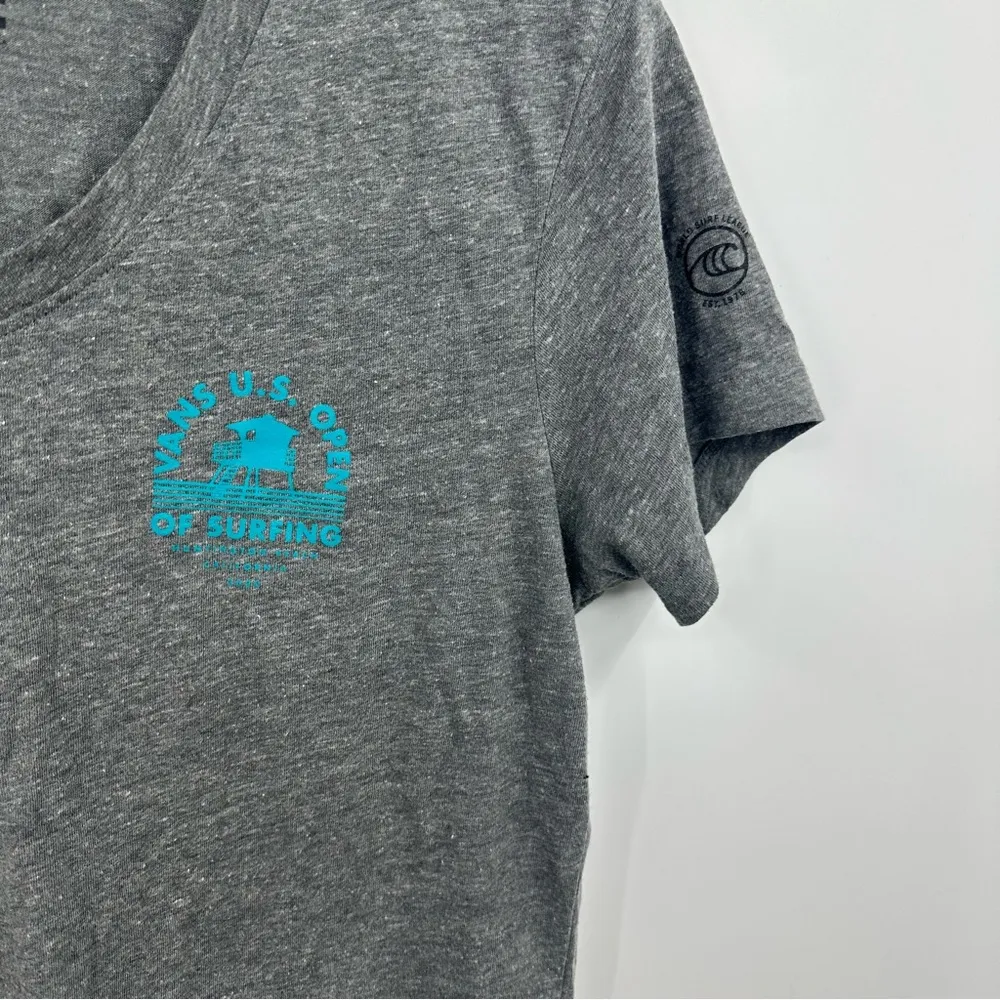 Vans Short Sleeve Gray Shirt Size Small - Image 2