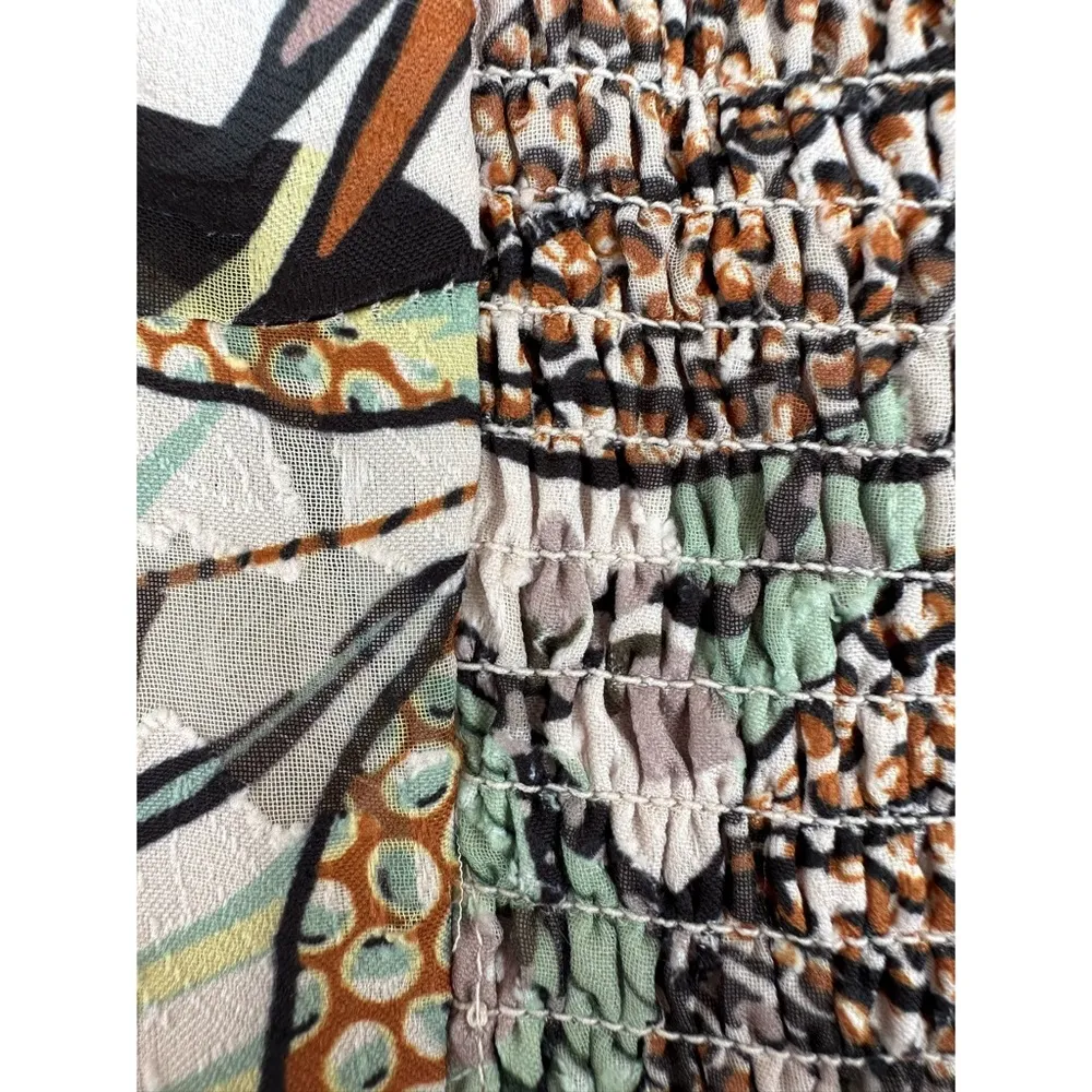 Super Natural by Secret Mission Tropical Paradise Sandra Crop Top NWT Small - Image 4