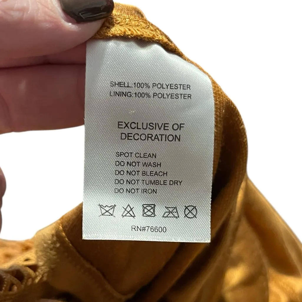 Beyond The Radar Velvet & Embroidered Lace Dress with Statement Sleeves - Image 11