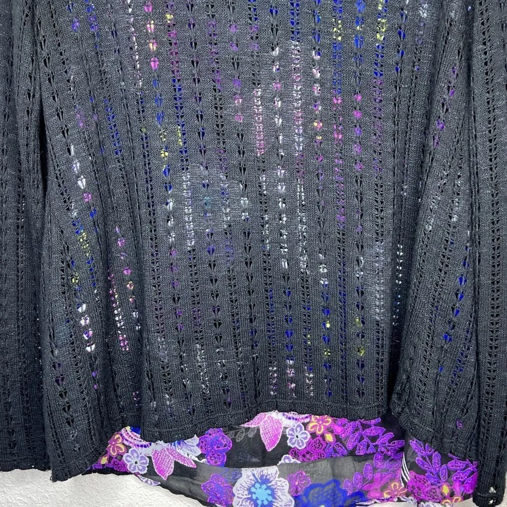 Charming Charlie Layered Sweater Top - Image 4